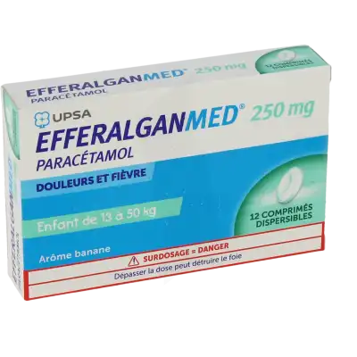 EFFERALGANMED 250 mg, comprimé dispersible
