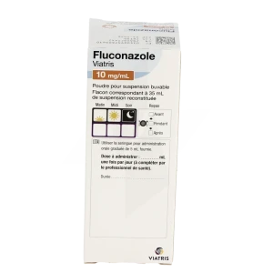 Fluconazole Viatris 10 Mg/ml, Poudre Pour Suspension Buvable