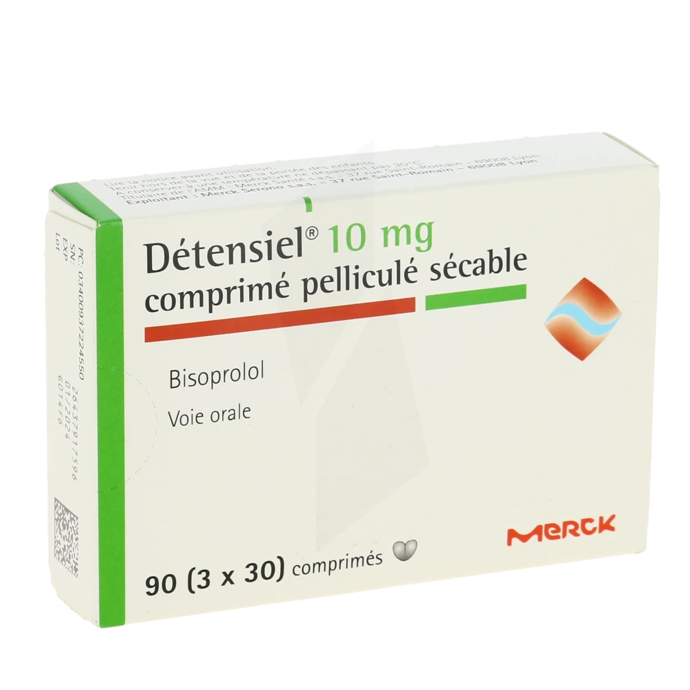 Detensiel 10 Mg, Comprimé Pelliculé Sécable