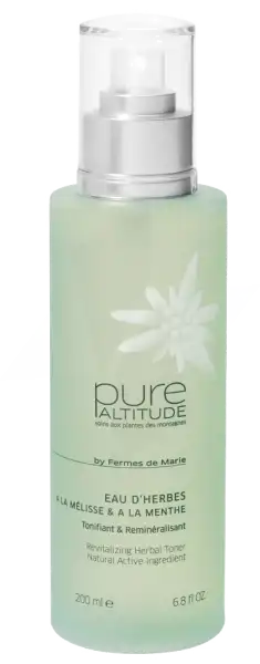 Pure Altitude Eau D'herbes à La Mélisse Et à La Menthe 200ml