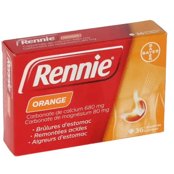 Rennie Orange, Comprimé à Croquer