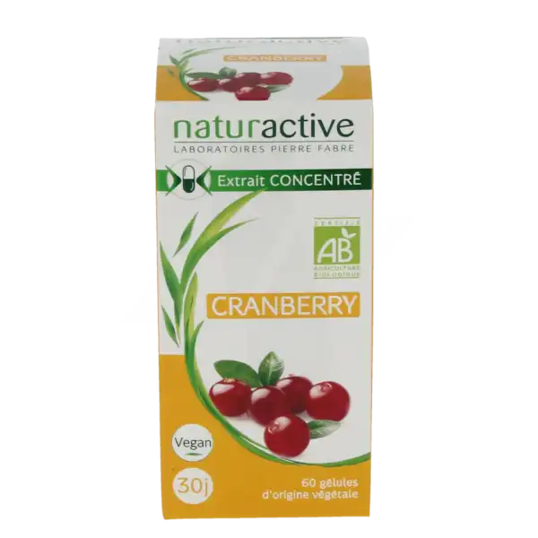 Naturactive Phytothérapie Cranberry Bio Gélules B/60