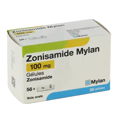Zonisamide Mylan 100 Mg, Gélule à GRENOBLE