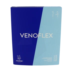 Venoflex Secret 2 Bas Antiglisse Pied Ouvert Femme Beige Doré Taille 3n