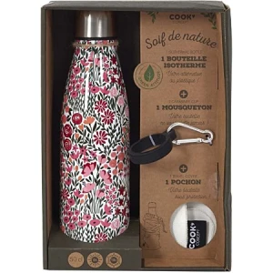 Lcdt Coffret Bouteilles De Transport 50cl Motif Fleurie