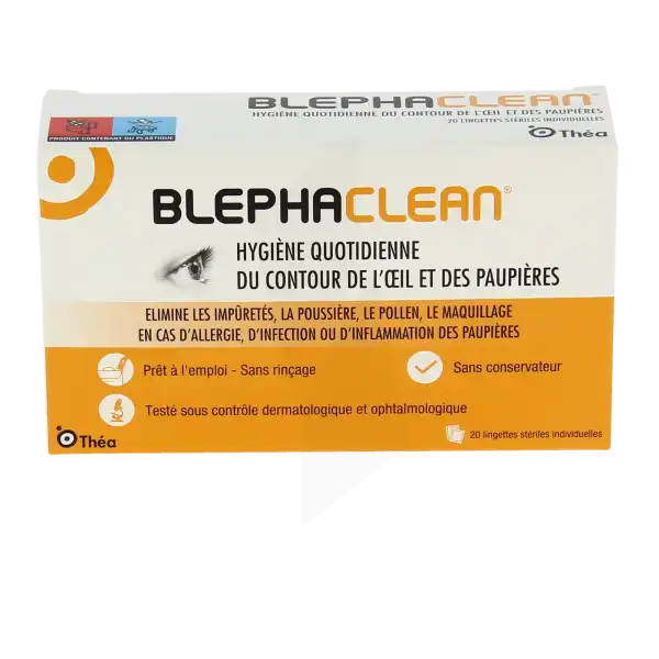 Blephaclean Compresses Stériles Nettoyantes Par 20