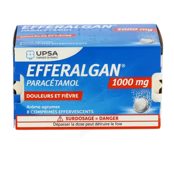 Efferalgan 1000 Mg, Comprimé Effervescent