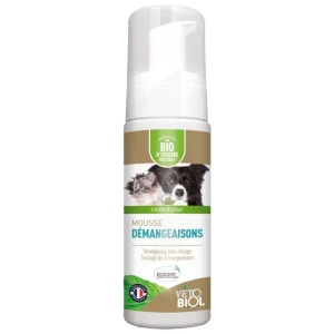 Vétobiol bio Mousse Démangeaisons Fl/125ml