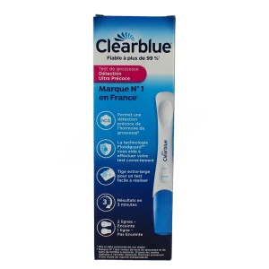 Clearblue Early Test De Grossesse Détection Précoce B/1