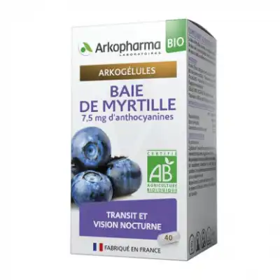 Arkogelules Myrtille Baies Bio GÉl Fl/40 à MERINCHAL
