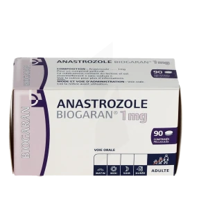 Anastrozole Biogaran 1 Mg, Comprimé Pelliculé