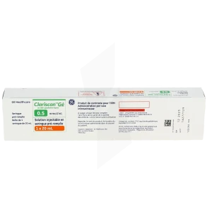 Clariscan 0,5 Mmol/ml, Solution Injectable En Seringue Pré-remplie