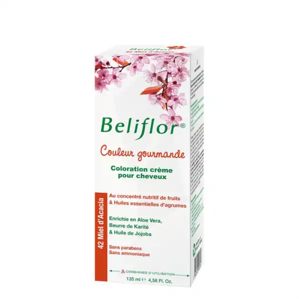 Béliflor Coloration Crème N°42 Gourmande Miel D'acacia 135ml