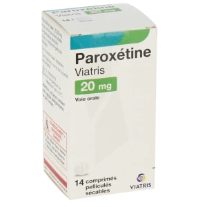 Paroxetine Viatris 20 Mg, Comprimé Pelliculé Sécable