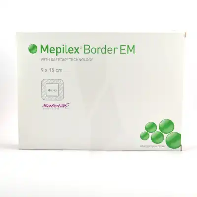 Mepilex Border Flex Em Pansements Hydrocellulaire AdhÉsif StÉrile SiliconÉ 9x15cm B/10 à SAINT-SAENS
