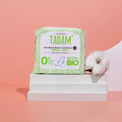 Tadam' Serviettes Dermo-Sensitives Ultra Normal+ Sachet/14