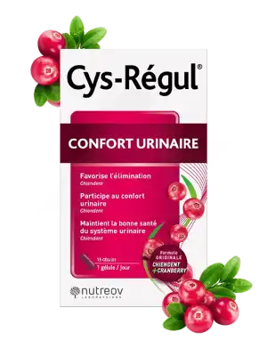 Nutreov Cys-regul Gélules Confort Urinaire B/15 à Les Eglisottes et Chalaure