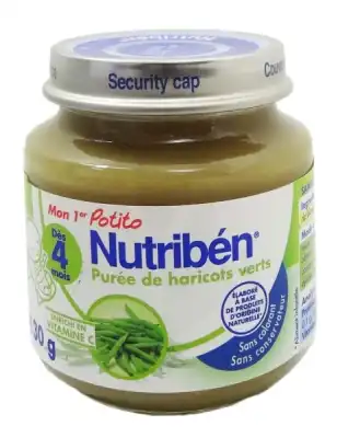 Nutribén Potitos Alimentation Infantile Purée Haricots Verts Pot/130g à SAINT-CYR-SUR-MER