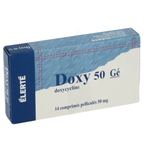 Doxy 50 Mg, Comprimé Pelliculé