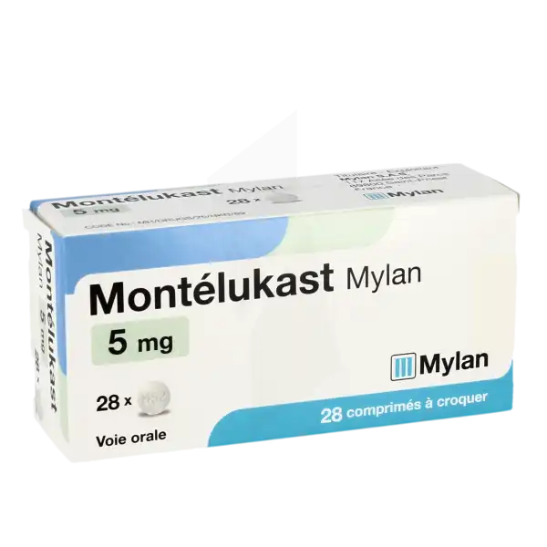 Montelukast Viatris 5 Mg, Comprimé à Croquer