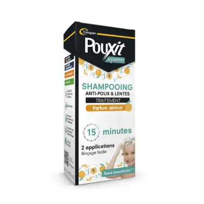 Pouxit Shampoo Shampooing Abricot Antipoux Et Lentes Fl/100ml à CUISERY