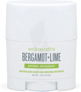 Schmidt's Déodorant Bergamote + Citron Vert Stick/20g