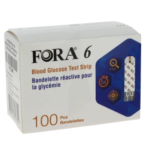 Fora 6 Bandelette Réactive Pour La Glycémie B/100