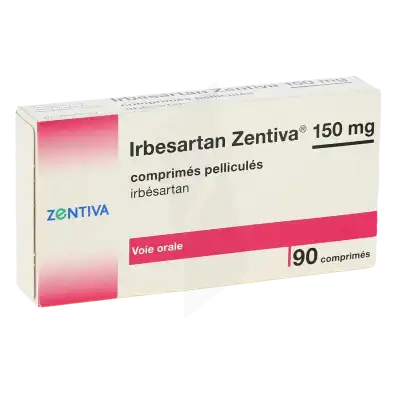 IRBESARTAN ZENTIVA 150 mg, comprimé pelliculé