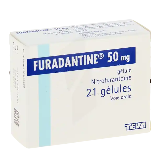Furadantine 50 Mg, Gélule