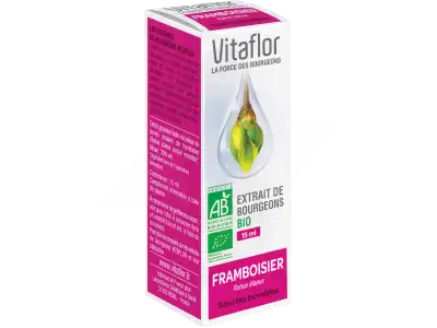 Bourgeons Framboisier Vitaflor Bio, Fl 15 Ml à AIX-EN-PROVENCE