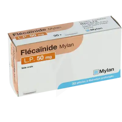 FLECAINIDE VIATRIS LP 50 mg, gélule à libération prolongée