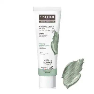 Cattier Masque Crème Argile Verte T/100ml à CERNAY