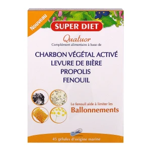 Superdiet Quatuor Gél Ballonnement B/45