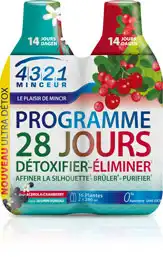 4.3.2.1 Minceur Programme 28 Jours S Buv Ultra Détox+acérola Cranberry 2fl/280ml à CUISERY