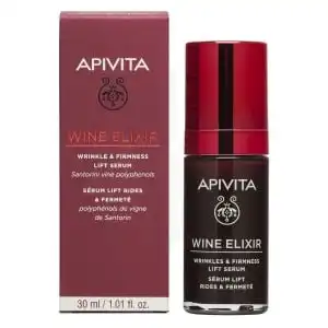 Apivita - WINE ELIXIR Sérum Lift Rides & Fermeté avec Polyphénol de vigne de Santorin 30ml