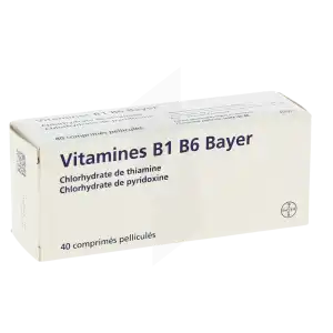Vitamine B1 B6 Bayer, Comprimé Pelliculé à Notre-Dame-de-Bellecombe