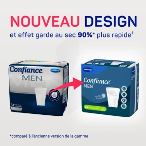 Confiance Men Protection Anatomique Absorption 2 Gouttes B/14
