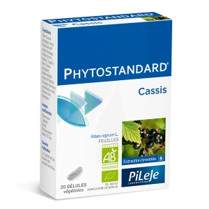 Pileje Phytostandard - Cassis 20 Gélules Végétales