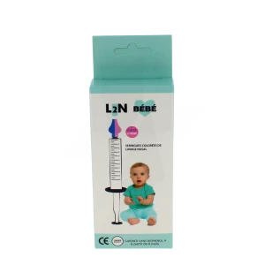 L2n Seringues Lavage Nasal Colorés B/2