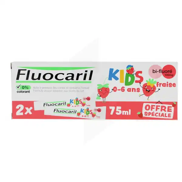 Fluocaril Kids Gel Fraise 2t/50ml