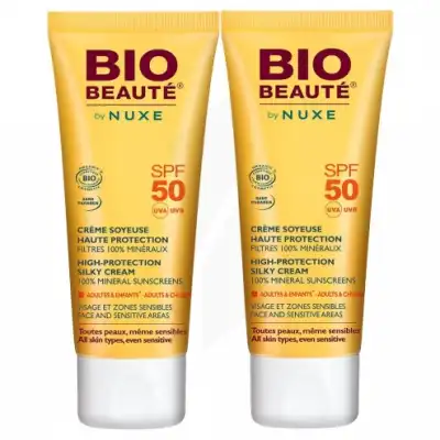 Biobeaute Cr Soyeuse Spf50 50mlx2 à BRIÉ-ET-ANGONNES