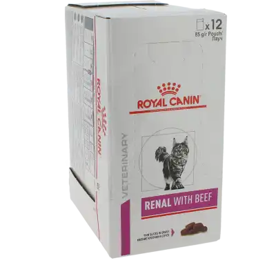 Royal Canin - Renal Boeuf 12 Sachets - Chat