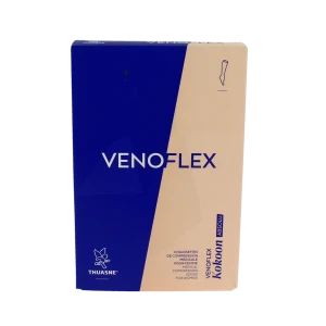 Venoflex Kokoon Absolu 2 Chaussette Mollet+ Femme Beige Naturel Taille 1n