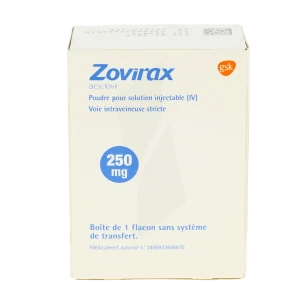 Zovirax 250 Mg, Poudre Pour Solution Injectable (iv)