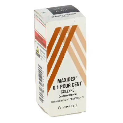 Maxidex 0,1 Pour Cent, Collyre à Abbeville