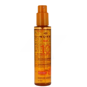 Nuxe Sun Huile Bronzante Faible Protection Spf10 150 Ml
