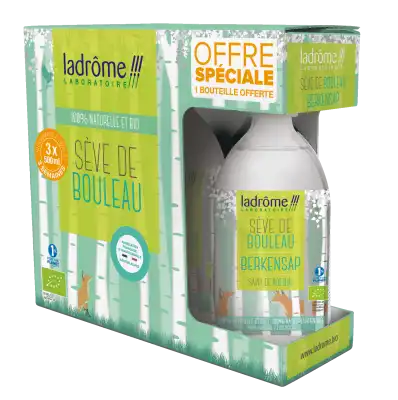 Ladrôme Sève de Bouleau Bio française 3x500ml