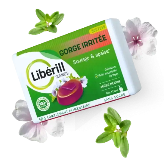 Libérill Gomme Gorge Irritée B/50g