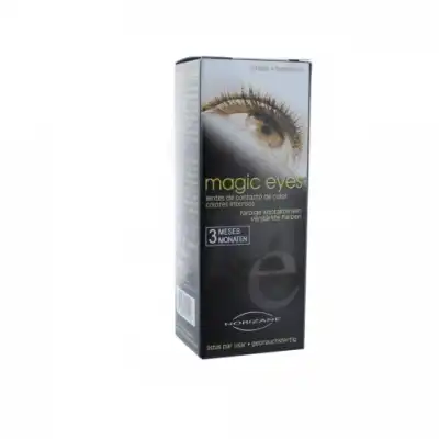 Magic Eyes Lentilles Cosmétiques Trimestrielles Ambre à Bordeaux