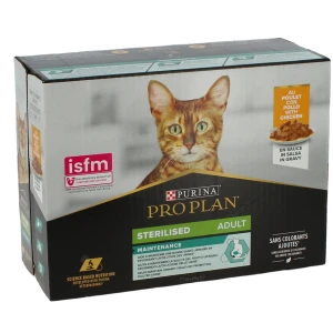 Proplan - Chat Stérilisé - Poulet 10x85g